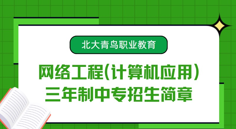 网络工程(计算机应用)专业三年制中技招生计划