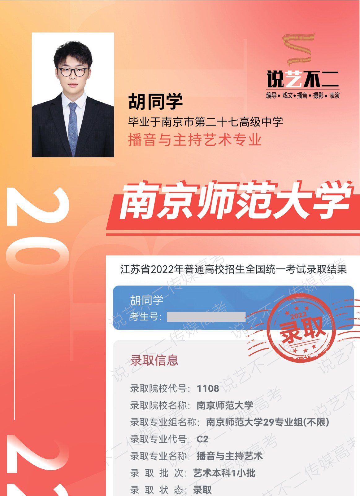 南京说艺不二传媒艺考培训学校相册3