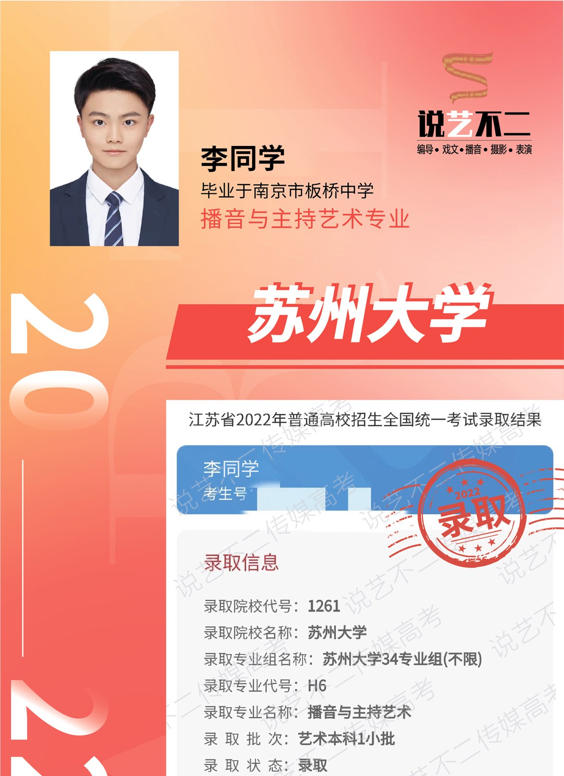 南京说艺不二传媒艺考培训学校相册4