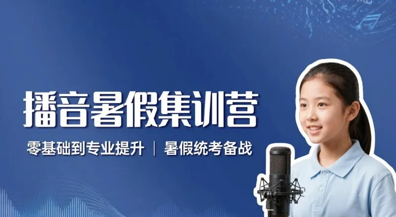 播音专业提升暑假集训营