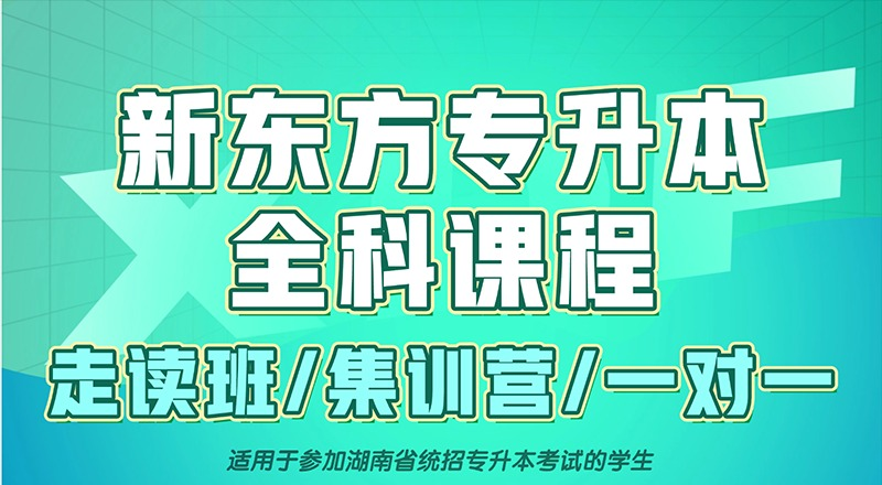 长沙统招专升本全科辅导课程