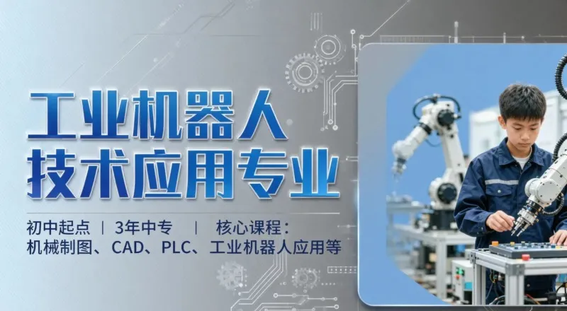 工业机器人技术应用专业初中起点3年中专招生简章