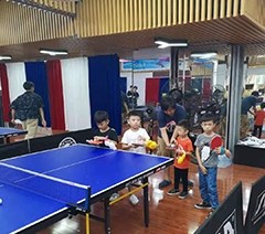 广州梦东方乒乓球培训学校环境